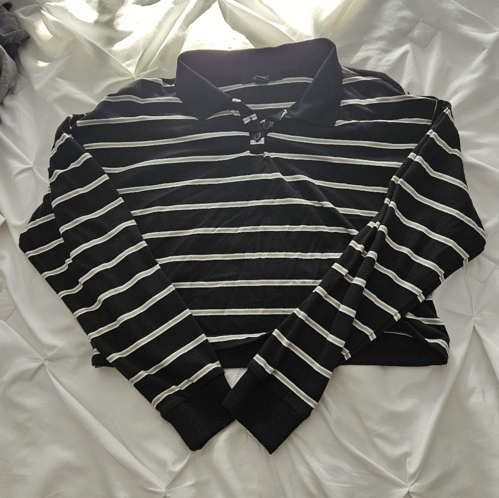 Oversized Crop Shirt